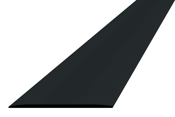 Износостойкая маркировочная лента ПВХ черного цвета 1000 мкм