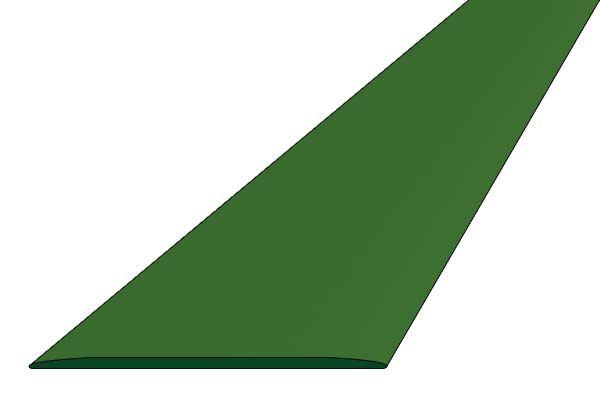 Износостойкая маркировочная лента ПВХ зеленого цвета 1000 мкм